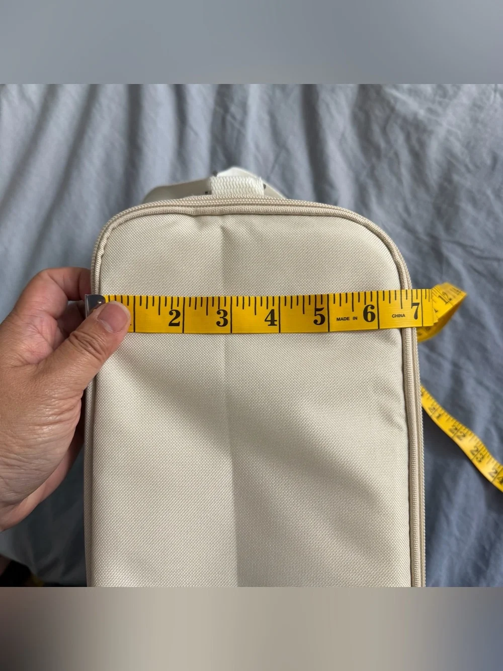 Limited Edition Nespresso Cream Insulated Cooler Travel Tote with long strap